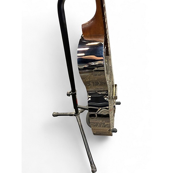 Used Dobro Hound Dog Round Neck Chrome Resonator Guitar