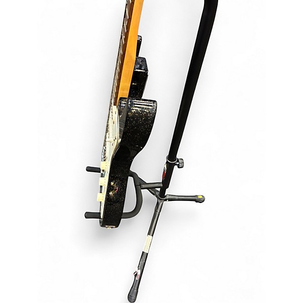 Used Danelectro DANOBLASTER BLACK SPARKLE Solid Body Electric Guitar