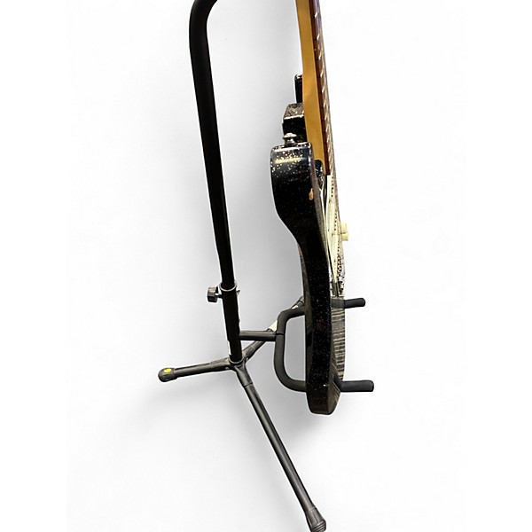 Used Danelectro DANOBLASTER BLACK SPARKLE Solid Body Electric Guitar