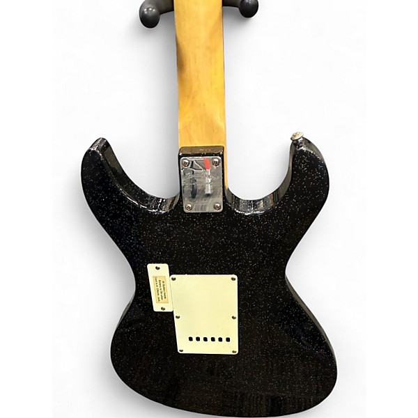 Used Danelectro DANOBLASTER BLACK SPARKLE Solid Body Electric Guitar
