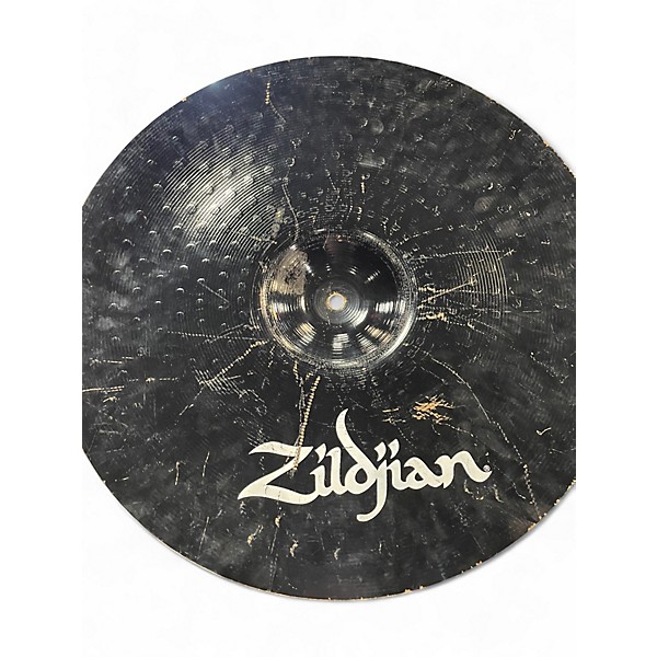 Used Zildjian 18in PITCH BLACK Cymbal