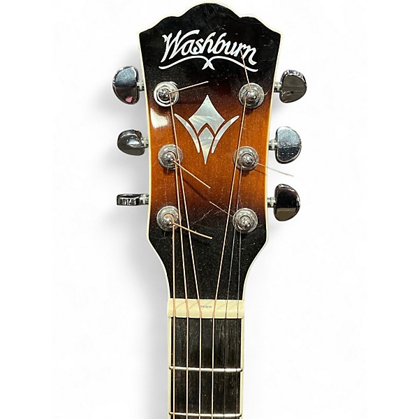Used Washburn EA15ATB Tobacco Sunburst Acoustic Electric Guitar