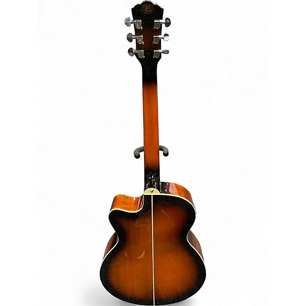 Used Washburn EA15ATB Tobacco Sunburst Acoustic Electric Guitar