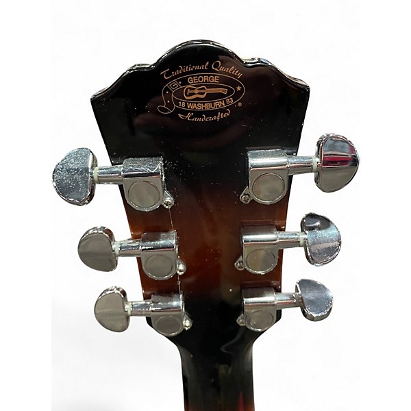 Used Washburn EA15ATB Tobacco Sunburst Acoustic Electric Guitar