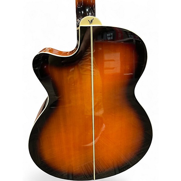Used Washburn EA15ATB Tobacco Sunburst Acoustic Electric Guitar