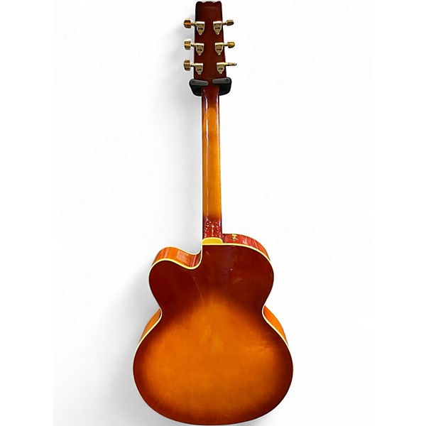 Used 2000s Vantage 655 2 Tone Sunburst Hollow Body Electric Guitar