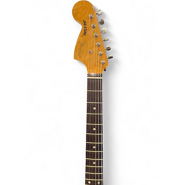 Used Fender Jagstang Left Handed Fiesta Red Electric Guitar