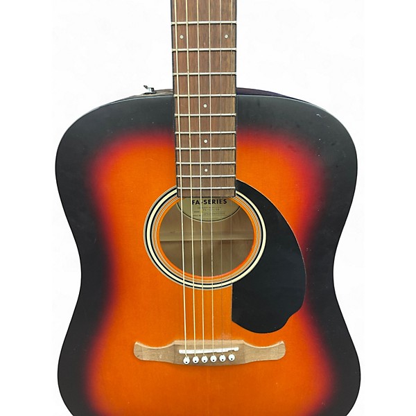 Used Fender FA-125 SB Sunburst Acoustic Guitar