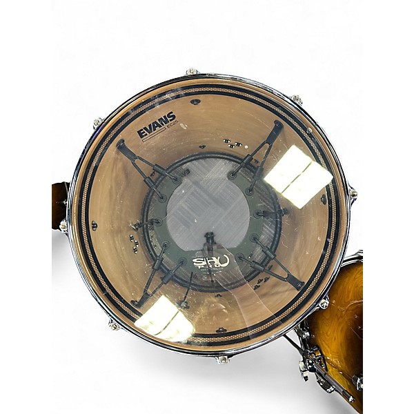 Used Mapex 5 Piece Black Panther Velvatone Butterburst Drum Kit