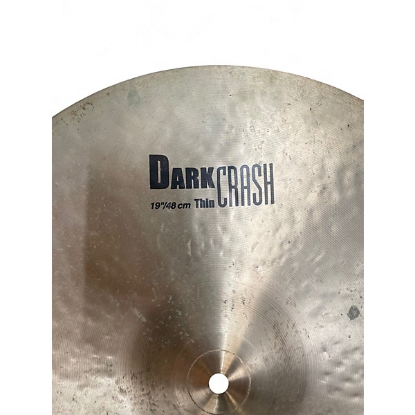 Used Zildjian 19in K Custom Dark Thin Crash Cymbal