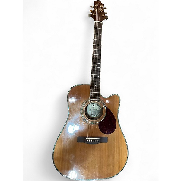 Used Greg Bennett Design by Samick DC-08 Natural Acoustic Electric Guitar