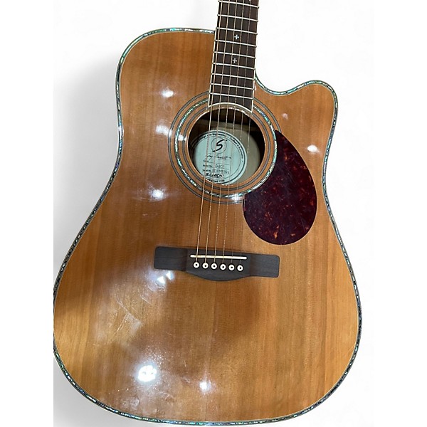 Used Greg Bennett Design by Samick DC-08 Natural Acoustic Electric Guitar