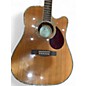 Used Greg Bennett Design by Samick DC-08 Natural Acoustic Electric Guitar