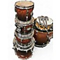 Used Pearl 6 Piece Vision 2 Color Sunburst Drum Kit thumbnail