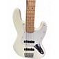 Used Squier Affinity Jazz Bass V 5 String Olympic White Electric Bass Guitar