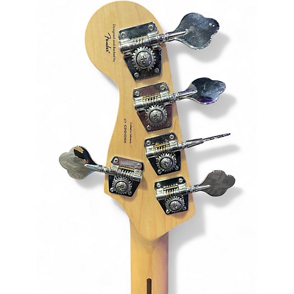 Used Squier Affinity Jazz Bass V 5 String Olympic White Electric Bass Guitar