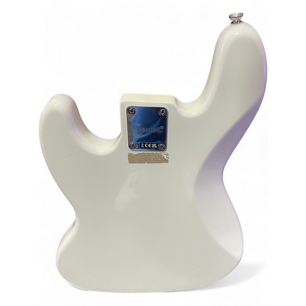 Used Squier Affinity Jazz Bass V 5 String Olympic White Electric Bass Guitar