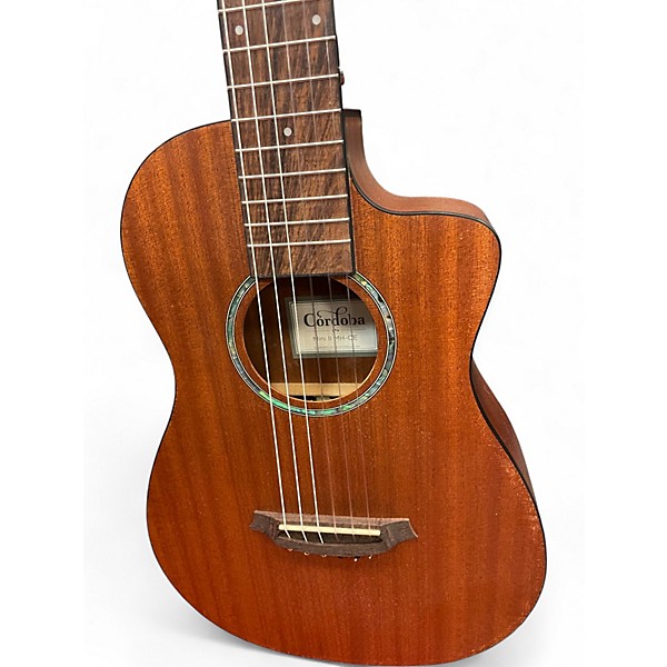 Used Cordoba MINI II MHCE Natural Classical Acoustic Electric Guitar