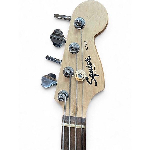 Used Squier MINI PRECISION BASS Black Electric Bass Guitar