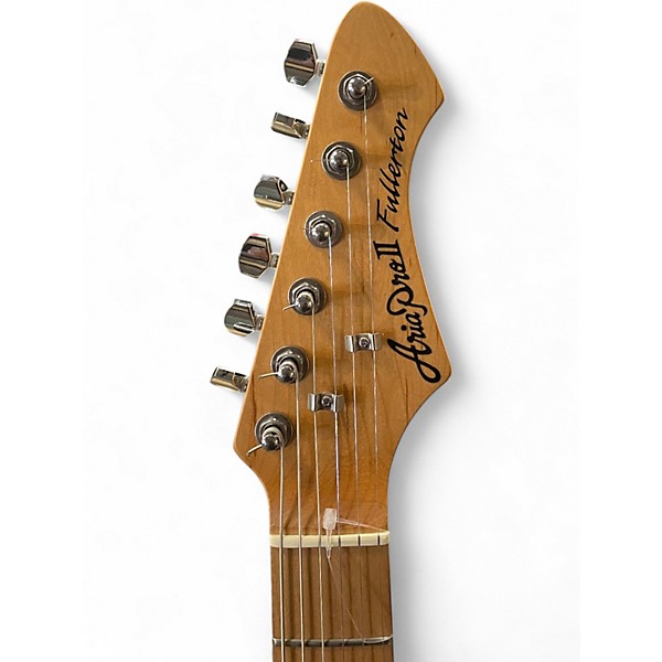 Used Aria PRO II FULLERTON Turquoise Solid Body Electric Guitar