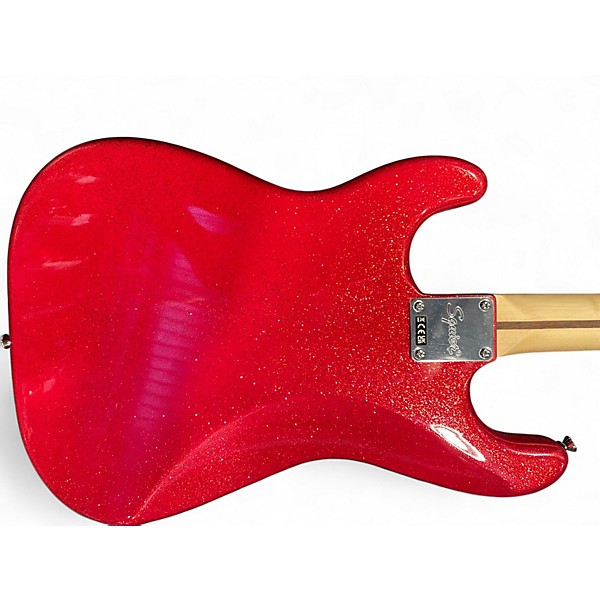 Used Squier Standard Stratocaster Candy Red Burst Solid Body Electric Guitar