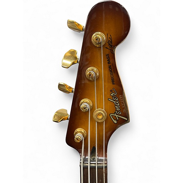 Used Fender precision bass lyte Sienna Sunburst Electric Bass Guitar