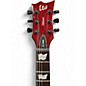 Used ESP LTD EC1000 Deluxe Spalted Maple Trans Red Solid Body Electric Guitar