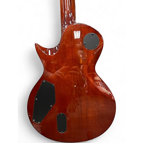 Used ESP LTD EC1000 Deluxe Spalted Maple Trans Red Solid Body Electric Guitar