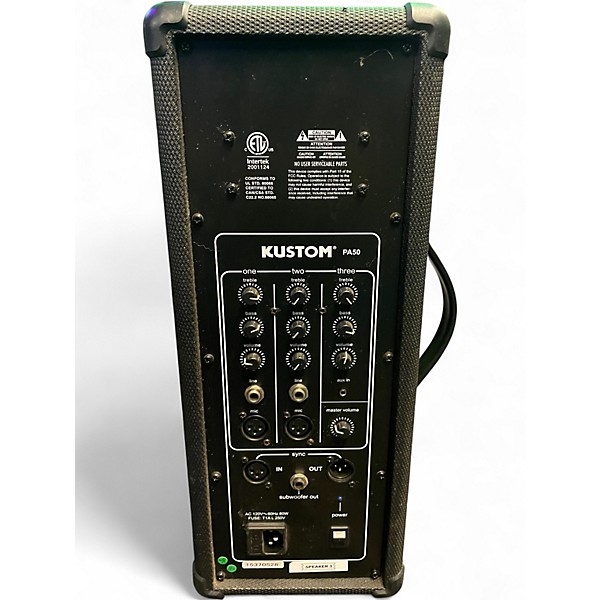 Used Kustom PA PA50 Powered Speaker