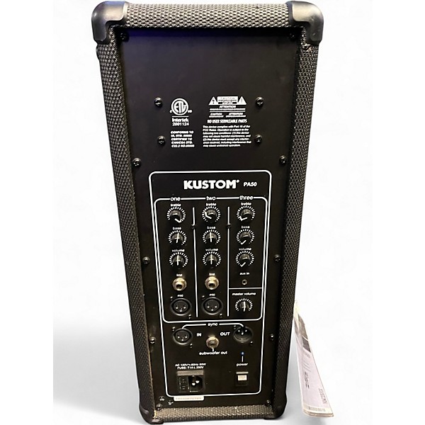 Used Kustom PA PA50 Powered Speaker