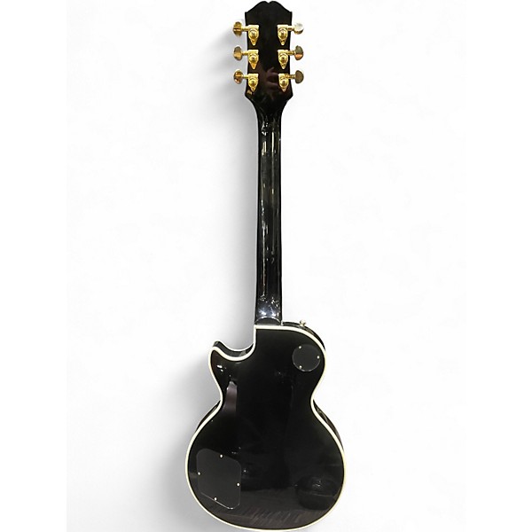 Used Epiphone Les Paul Custom Black Solid Body Electric Guitar