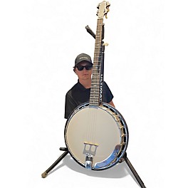 Used Bishline Patriot LEFT HANDED Natural Banjo