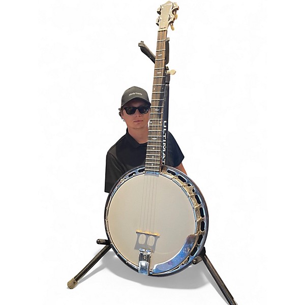 Used Bishline Patriot LEFT HANDED Natural Banjo