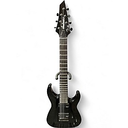 Used Jackson JS22-7 Dinky 7 String Black Solid Body Electric Guitar