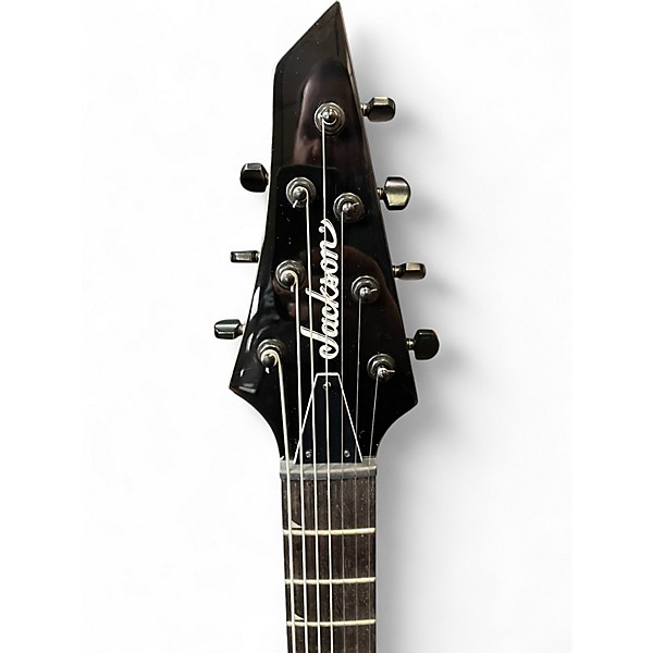 Used Jackson JS22-7 Dinky 7 String Black Solid Body Electric Guitar