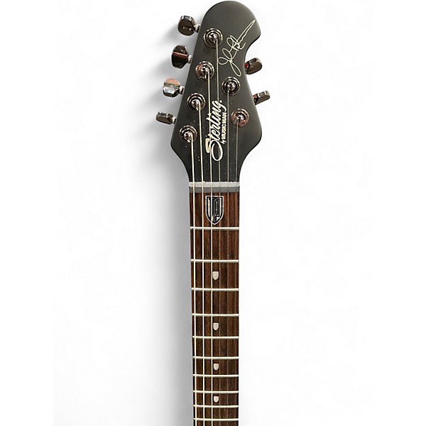 Used Sterling by Music Man MAJ100 Black Solid Body Electric Guitar