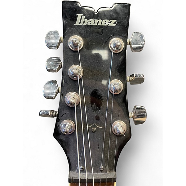 Used Ibanez AX7221 Black Solid Body Electric Guitar
