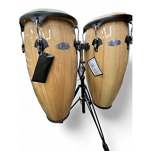 Used Toca 10in Synergy Wood Conga Set Natural Drum