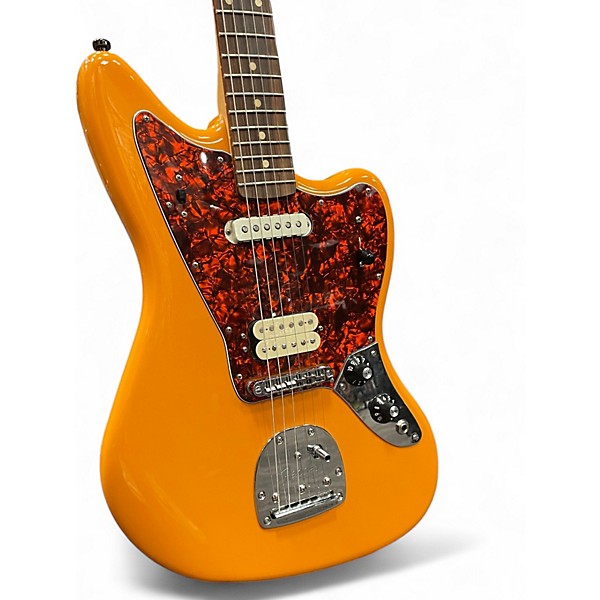 Used Fender PLAYER JAGUAR PF CAPRI Capri Orange Solid Body Electric Guitar