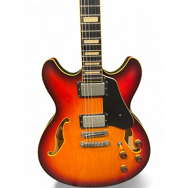 Used Ibanez ASV93TDL 3 Color Sunburst Hollow Body Electric Guitar