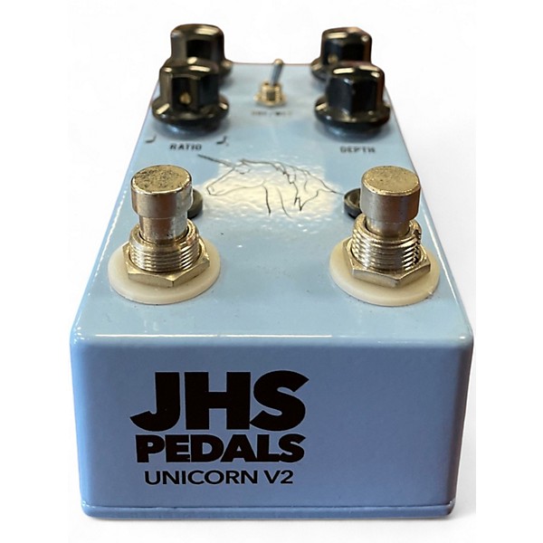 Used JHS Pedals Unicorn Uni-Vibe Photocell Modulator with Tap Tempo Effect Pedal