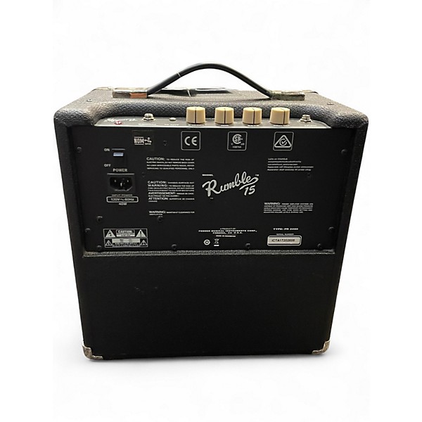 Used Fender Rumble 15 15W 1X8 Bass Combo Amp