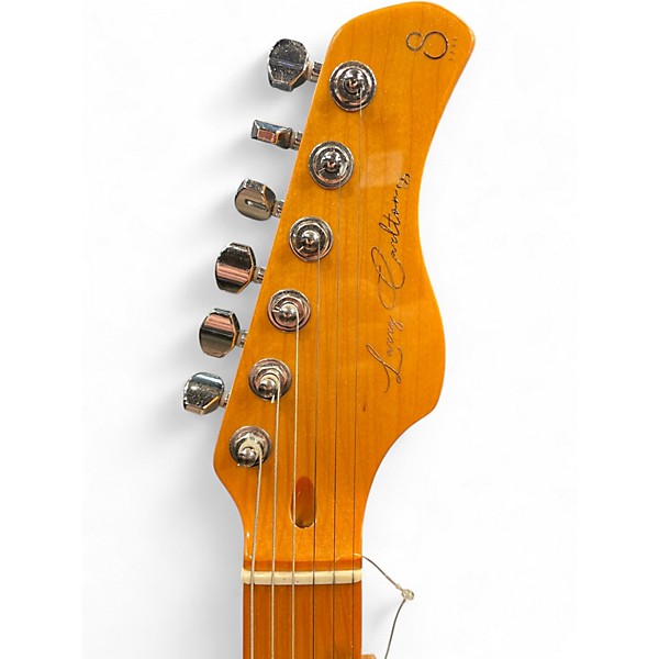 Used Sire LARRY CARLTON S5 Green Solid Body Electric Guitar