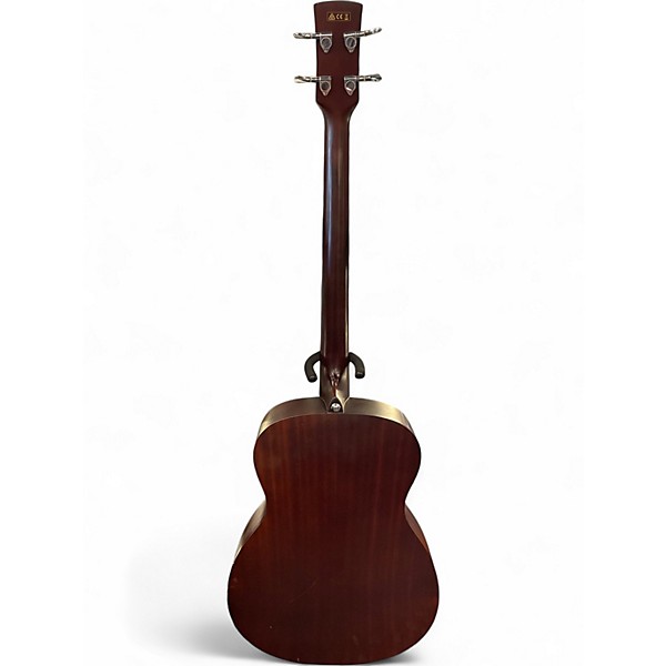 Used Ibanez pcbe12mh-opn 3u-01 OPEN PORE MAHOGANY Acoustic Bass Guitar