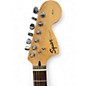Used 2000s Squier Deluxe Stratocaster Olympic White Solid Body Electric Guitar