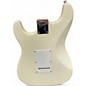 Used 2000s Squier Deluxe Stratocaster Olympic White Solid Body Electric Guitar