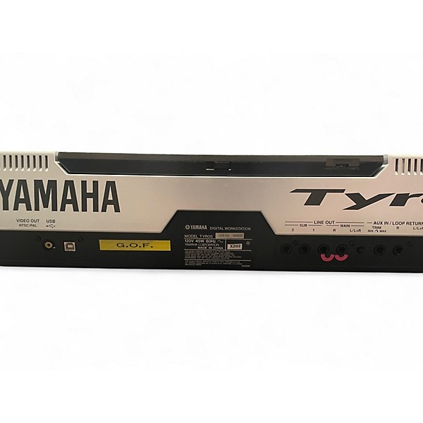 Used Yamaha Tyros 5 61 Key Arranger Keyboard