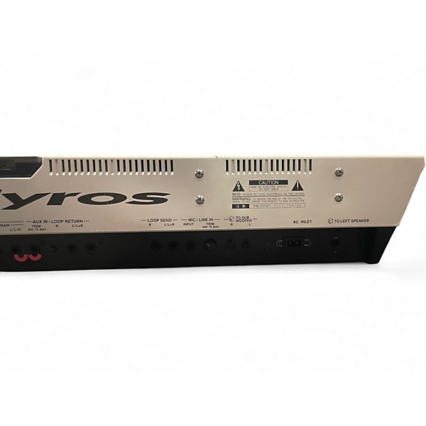 Used Yamaha Tyros 5 61 Key Arranger Keyboard