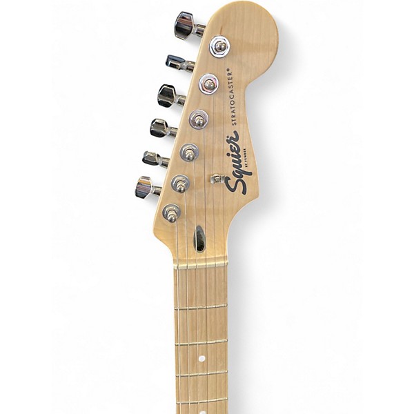 Used 2020s Squier Standard Stratocaster Alpine White Solid Body Electric Guitar
