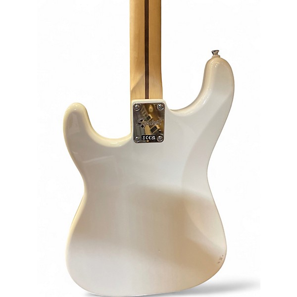 Used 2020s Squier Standard Stratocaster Alpine White Solid Body Electric Guitar